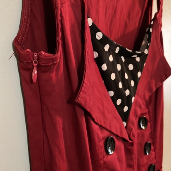 Retro Polka Dot Dress - Picture 4 of 6